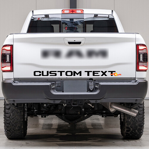 Adesivo in Vinile con Lettere Personalizzate per Portellone Dodge Ram Power Wagon
