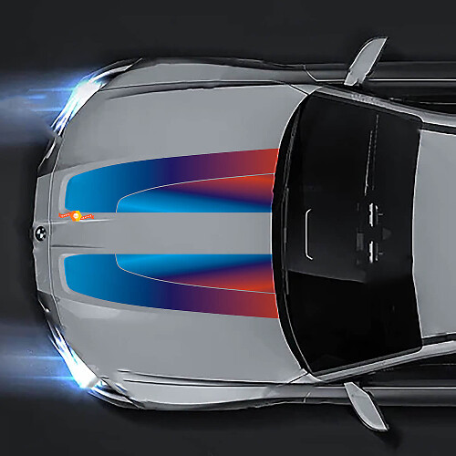 Adesivo in vinile per cappuccio stile M color per BMW M4 M3 G80 G82 G83 del 2021+
