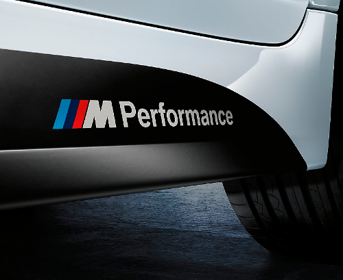 BMW M Performance SIDE M3 M5 M6 325 328 540 Adesivo decalcomania Logo emblema personalizzato

