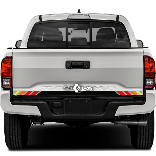 Adesivo in Vinile con Striscia Sunset Old School per Toyota Tacoma