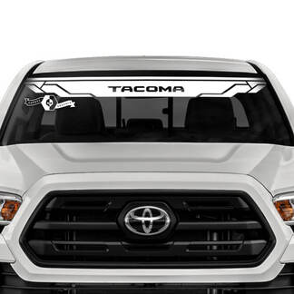 Adesivo grafico per decalcomanie in vinile con logo sul parabrezza Toyota Tacoma SR5
