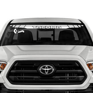 Adesivo grafico per decalcomanie in vinile della linea del parabrezza Toyota Tacoma SR5
