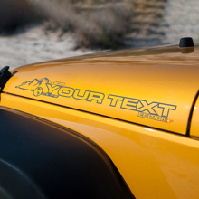 Adesivo in Vinile Travel Style per Cofano Jeep Rubicon Wrangler Sahara_2