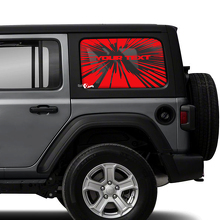 Adesivo in Vinile a Finestra Esplosiva Laterale per Jeep Wrangler 3