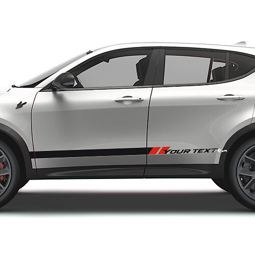 Kit di Adesivi in Vinile con Strisce Laterali Racing Personalizzate per Dodge Hornet