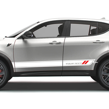 Kit di Adesivi in Vinile a Strisce Laterali Stile Racing per Dodge Hornet_3