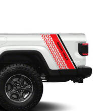 Adesivo in vinile personalizzato con motivo a traccia di pneumatico per parte posteriore laterale Jeep Gladiator_3