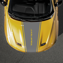 Striscia Contornata Svasata Testo Personalizzato Adesivo per Cofano in Vinile per Dodge Hornet_2