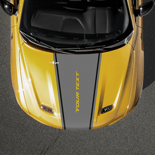 Adesivo in Vinile con Testo Personalizzato a Striscia Svasata per Cofano Dodge Hornet_3