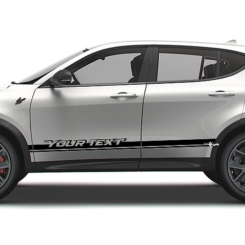 Strisce Laterali in Vinile Personalizzate Decorate per Dodge Hornet