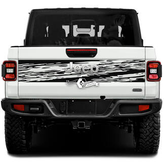 Jeep Gladiator Wrap Fango Decalcomanie Grafica in vinile Decalcomanie in vinile per portellone posteriore
