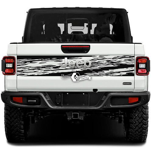 Jeep Gladiator Wrap Fango Adesivi Decalcomanie Grafica in vinile Portellone Letto Adesivi in ​​vinile Decalcomanie
