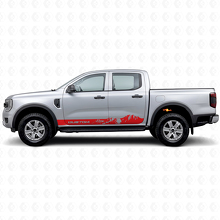 Adesivi in vinile a strisce stile montagna personalizzate per battitacco Musclecar Ranger_4