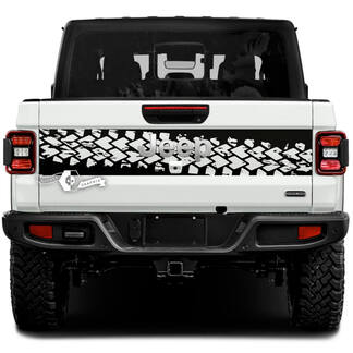 Jeep Gladiator Wrap Fango Decalcomanie Grafica in vinile Decalcomanie in vinile per portellone posteriore
