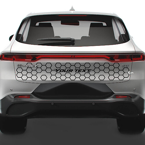 Adesivo in Vinile Personalizzato a Nido d'Ape per Modanatura del Portellone Dodge Hornet