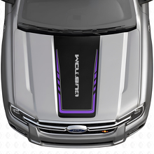 Adesivo in Vinile Personalizzato con Lettere Effetto Usurato per Cofano Musclecar Ranger_5