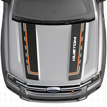Kit di Adesivi in Vinile con Doppie Strisce Personalizzate per Cofano per Musclecar Ranger_4