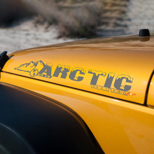 Adesivo in vinile per cofano Arctic per Jeep Wrangler Rubicon Sahara_2