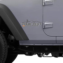 Adesivo laterale in vinile stile montagne R2-D2 per Jeep Wrangler Unlimited 2
