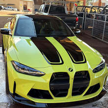 Adesivo in vinile CSL Style per cofano Strisce per BMW M4 M3 G80 G82 G83 2021+ 3