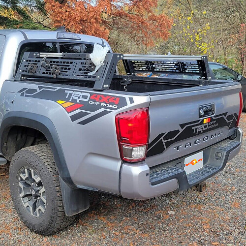 Adesivo in vinile TRD 4x4 Off Road per fiancata del cassone Toyota Tacoma 2016-2024