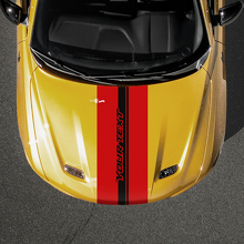 Adesivo in Vinile Personalizzato a Striscia per Cofano per Dodge Hornet_2