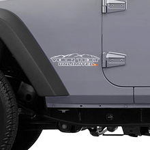 Jeep Mountain Wrangler Unlimited CJ TJ YJ JK XJ Tutti i colori Sticker Decal#5_2