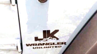 2 JK Jeep Mountain Wrangler Unlimited CJ TJ YJ JK XJ Decalcomania adesiva per tutti i colori