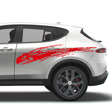 Kit di Adesivi Laterali con Spruzzata di Fango e Logo Hornet per Dodge Hornet_2