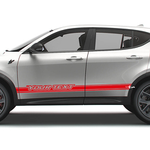 Adesivi in vinile personalizzati a fascia laterale per porta per Dodge Hornet_3