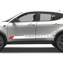 Kit Adesivi in Vinile con Striscia Laterale e Logo Stile Hornet per Dodge Hornet_3