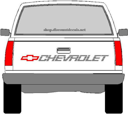 Adesivo in vinile per portellone con logo Chevrolet per camion Chevrolet