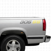 Set di Adesivi in Vinile per Fiancata Cassone 305 SS per Camion Chevrolet_10