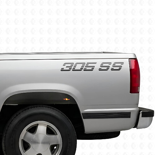 Set di Adesivi in Vinile per Fiancata Cassone 305 SS per Camion Chevrolet