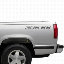 Set di Adesivi in Vinile per Fiancata Cassone 305 SS per Camion Chevrolet_2