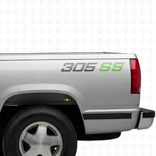 Set di Adesivi in Vinile per Fiancata Cassone 305 SS per Camion Chevrolet_6