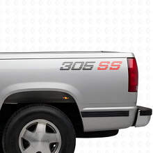 Set di Adesivi in Vinile per Fiancata Cassone 305 SS per Camion Chevrolet_8