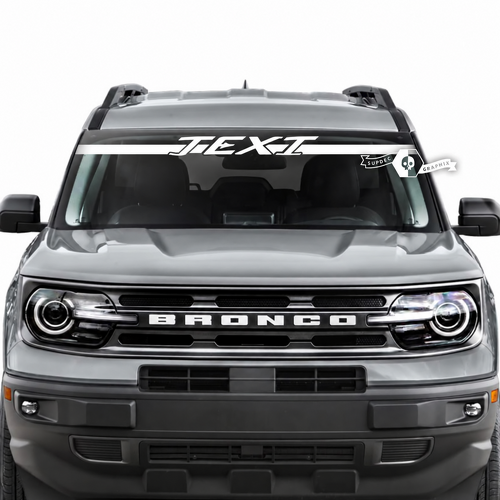 Musclecar horse Finestra Parabrezza Logo Strisce Grafica Adesivi Decalcomanie
