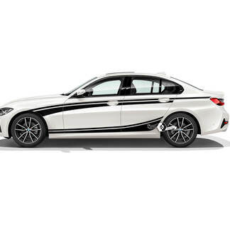 2X PER BMW M PERFORMANCE GONNA LATERALE M SPORT ADESIVI VINILE - Foto 10