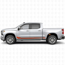 Strisce viniliche a nido d’ape per porta e pannello rocker per Chevrolet Silverado 1500 T1XX 2019-2026_4