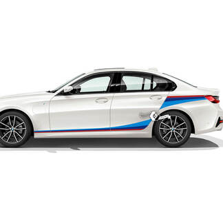Coppia strisce BMW per porte laterali parafango posteriore Rally Motorsport Trim adesivo in vinile F30 G20 M colori

