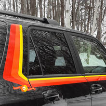 2023 Toyota 4Runner 40° anniversario strisce laterali della carrozzeria Vintage Sunset Old School style
 2