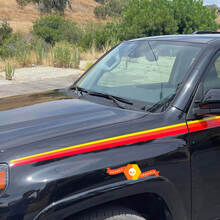 2023 Toyota 4Runner 40° anniversario strisce laterali della carrozzeria Vintage Sunset Old School style
 3