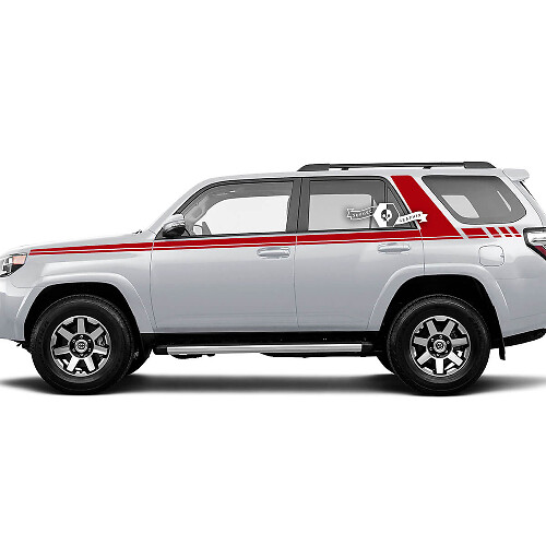 Adesivo Laterale in Vinile con Strisce Decorative per Toyota 4Runner TRD Gen 5