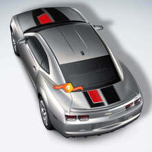Kit di Chevrolet Camaro 45th Anniversary cofano cofano tronco strisce grafica in vinile adesivo decalcomania in vinile 2 colori
 2