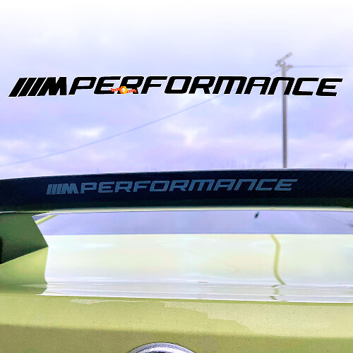 Adesivo in Vinile per Spoiler Posteriore Stile M Performance per BMW G80 G82
