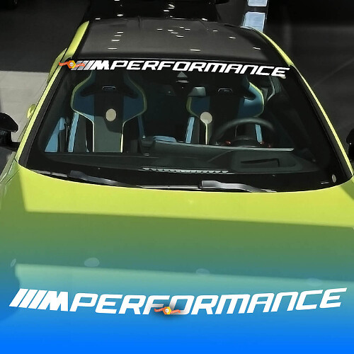 Adesivo in Vinile Stile M Performance per Parabrezza BMW Serie G