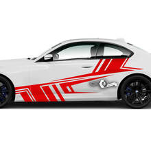 Coppia BMW M2 M240 G42 F22 F87 M Performance Wrap Splash Side Fender Porte Linee Vinile adesivo decalcomania
 2