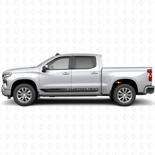 Strisce in Vinile Personalizzate per Telaio Porta e Battitacco per Chevrolet Silverado 1500 T1XX 2019-2026_2