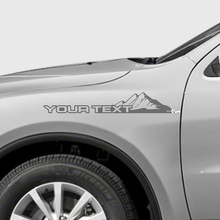Kit di adesivi in vinile stile parafango Montagne personalizzati per Dodge Durango_3